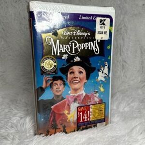 Disney Masterpiece Mary Poppins VHS Movie Limited Edition New - Sealed, Unopened